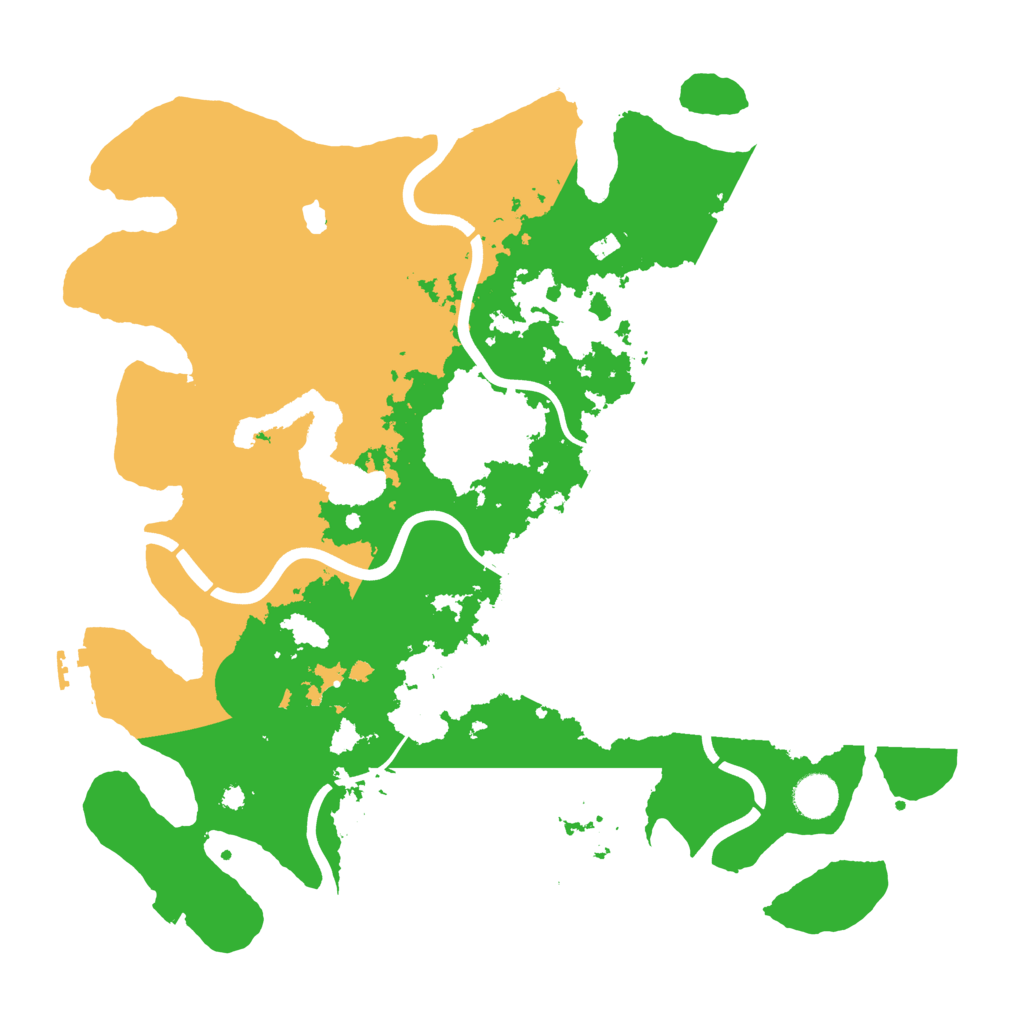 Biome Rust Map: Procedural Map, Size: 4000, Seed: 159132