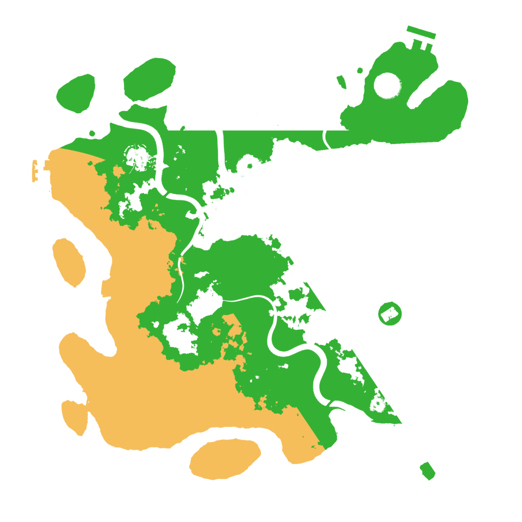 Biome Rust Map: Procedural Map, Size: 3600, Seed: 169195072