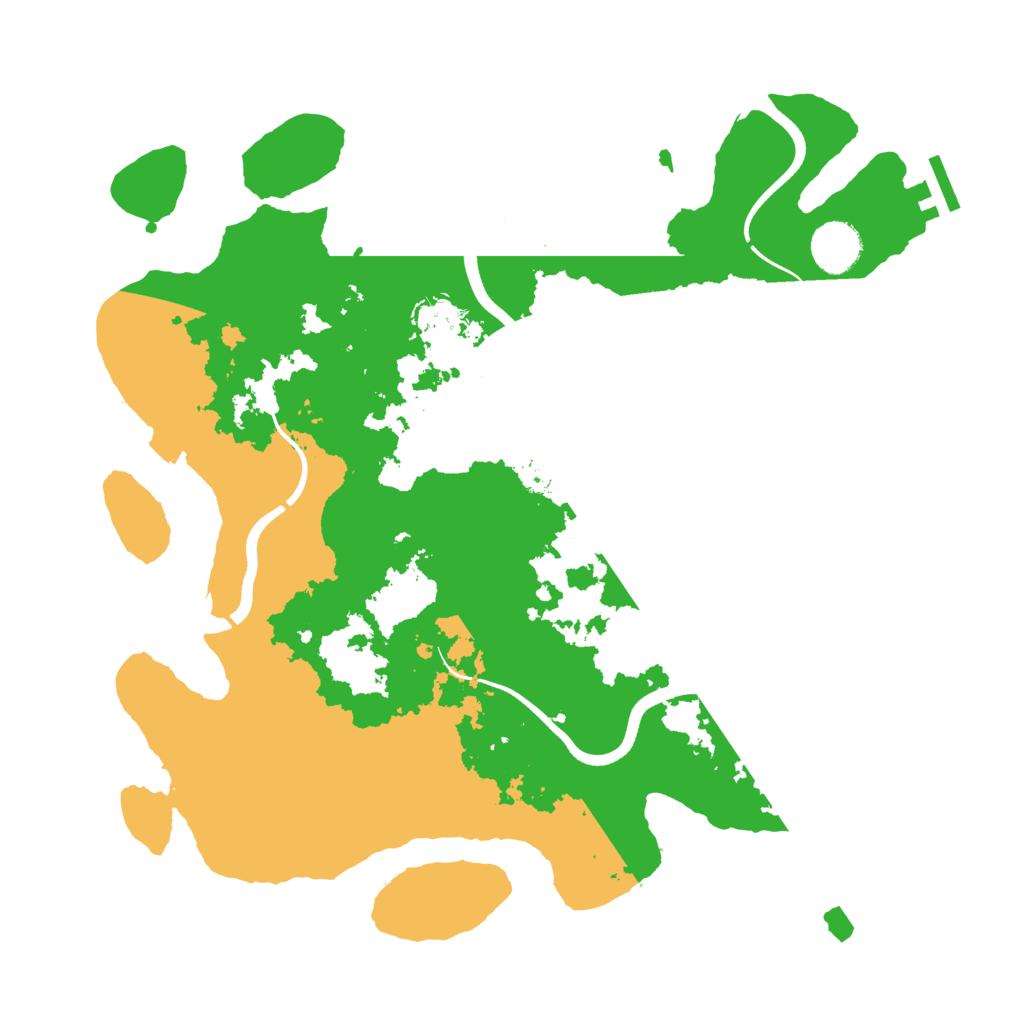 Biome Rust Map: Procedural Map, Size: 3600, Seed: 169195072