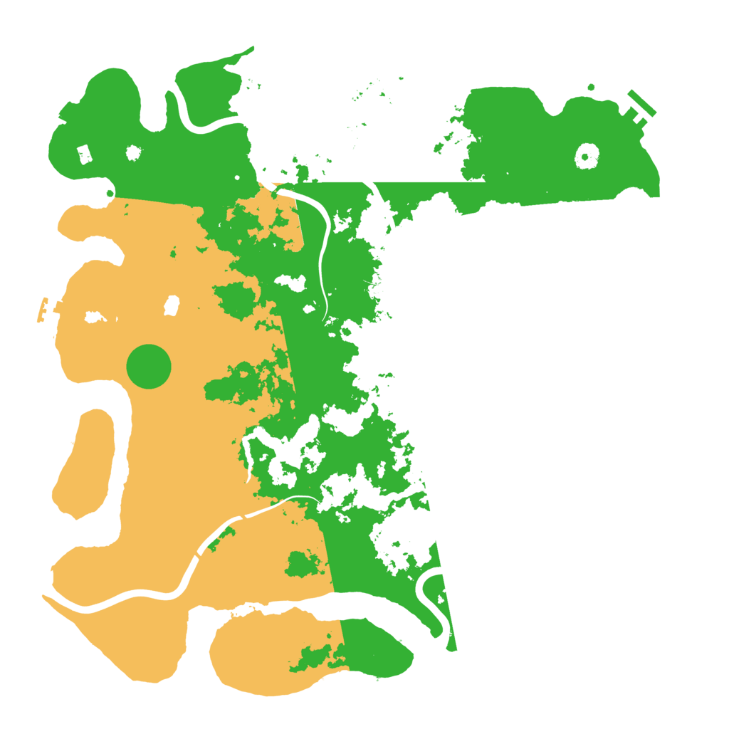 Biome Rust Map: Procedural Map, Size: 4300, Seed: 264258869
