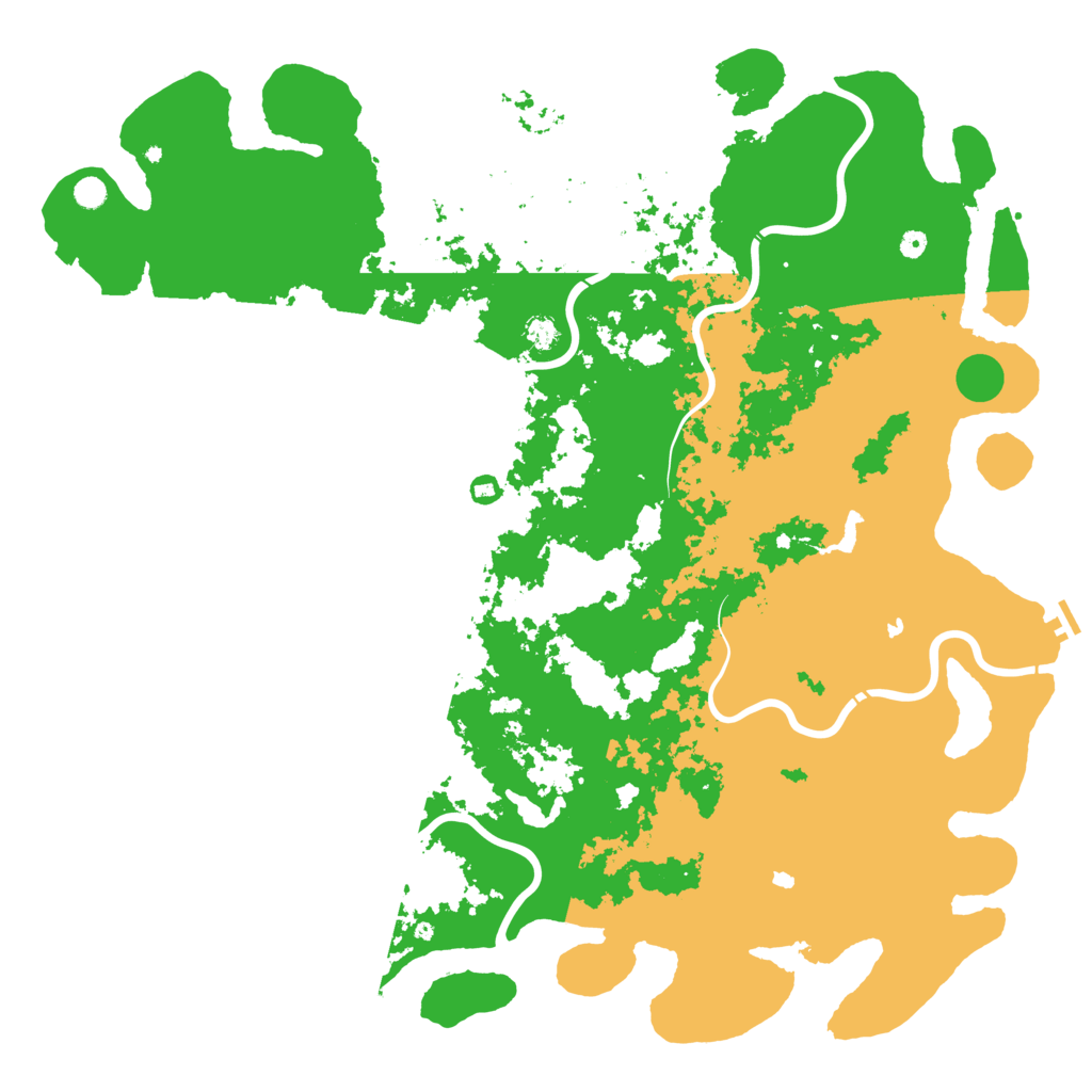 Biome Rust Map: Procedural Map, Size: 6000, Seed: 96581911