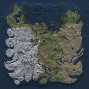 Thumbnail Rust Map: Procedural Map, Size: 5000, Seed: 1562749683, 16 Monuments