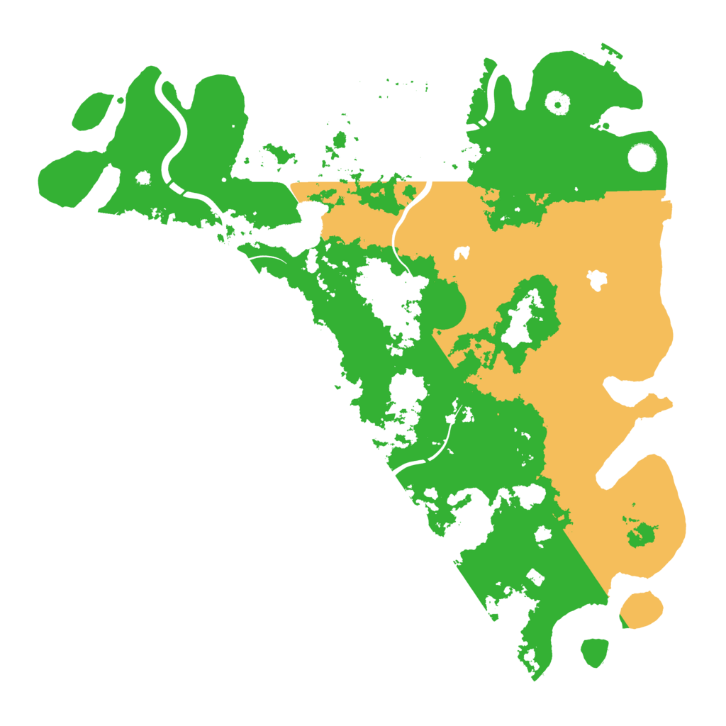 Biome Rust Map: Procedural Map, Size: 4500, Seed: 553180204