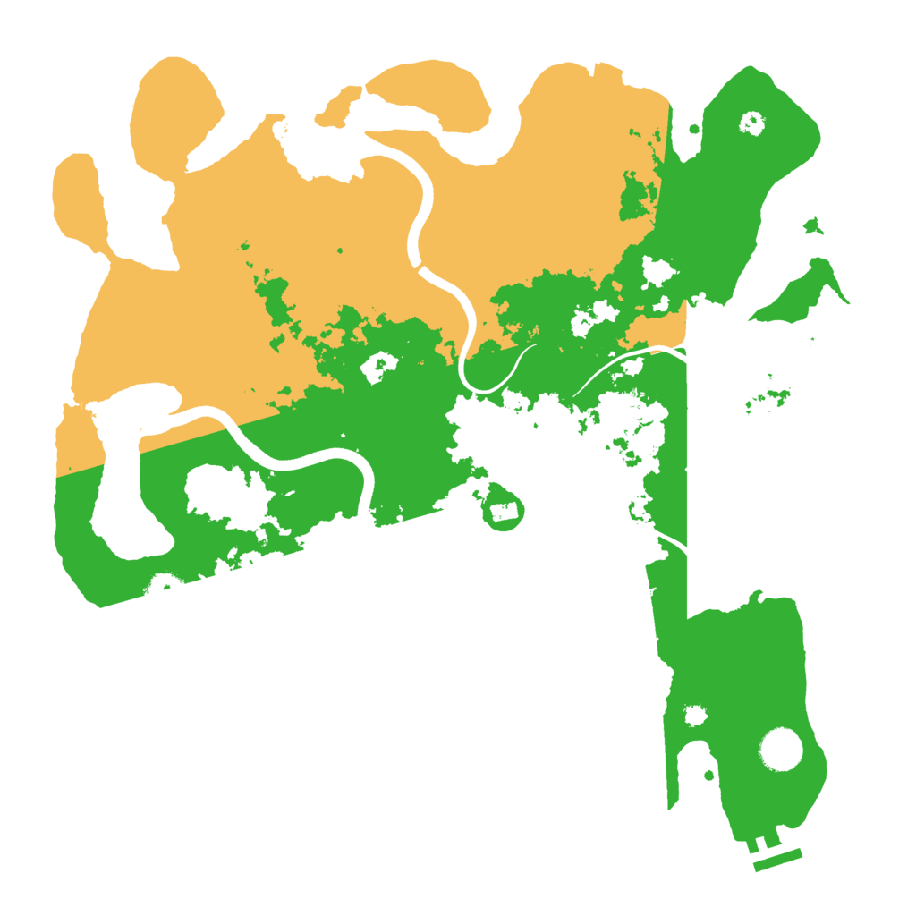 Biome Rust Map: Procedural Map, Size: 3750, Seed: 1354172002