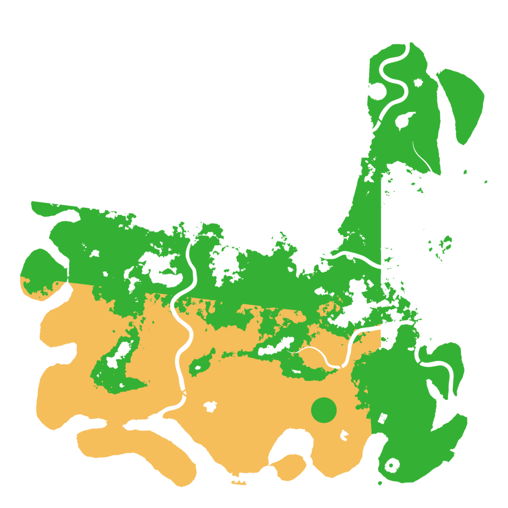 Biome Rust Map: Procedural Map, Size: 5250, Seed: 295080725
