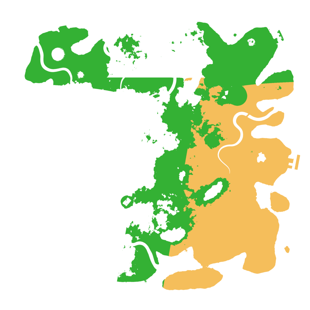 Biome Rust Map: Procedural Map, Size: 4200, Seed: 889868