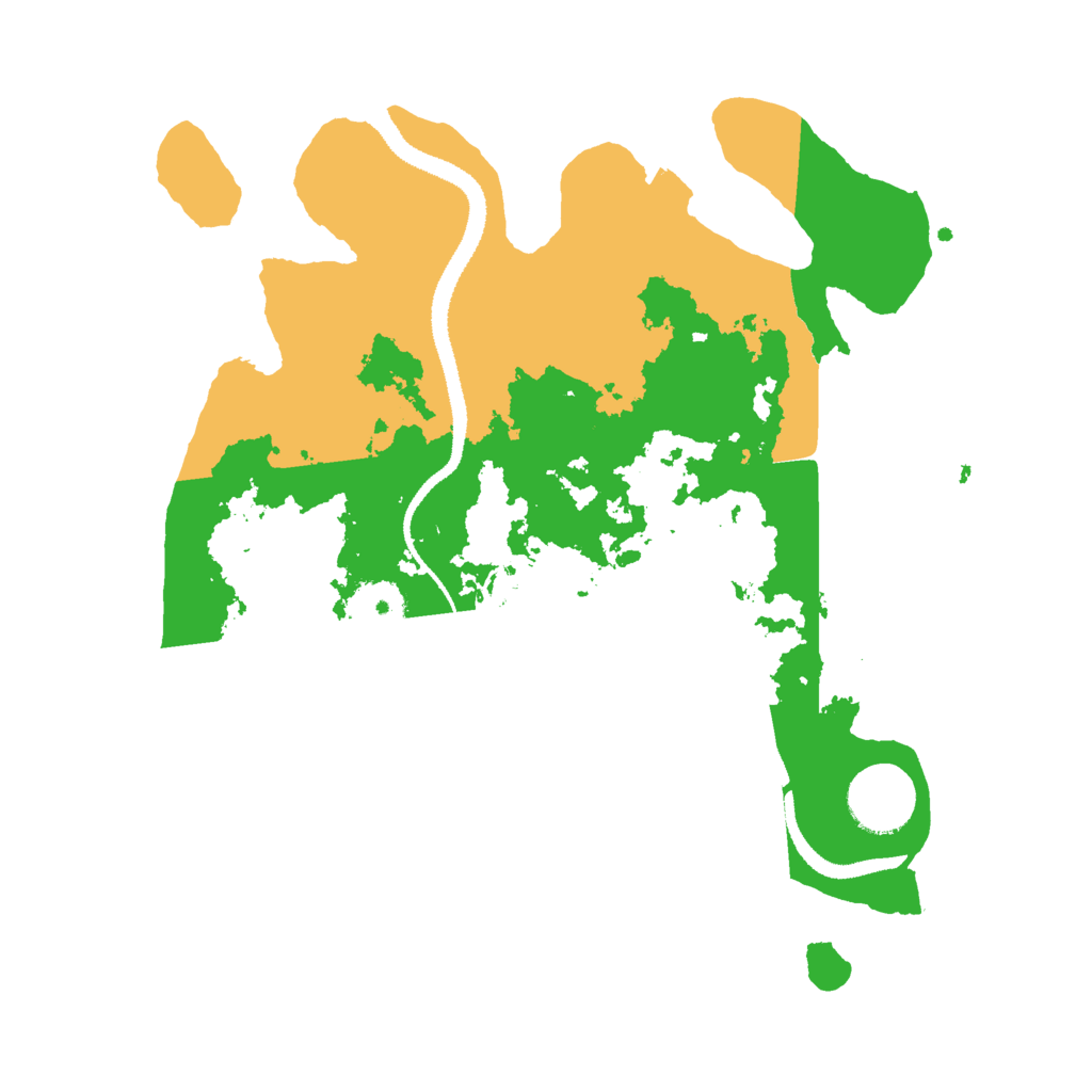 Biome Rust Map: Procedural Map, Size: 3000, Seed: 516529453