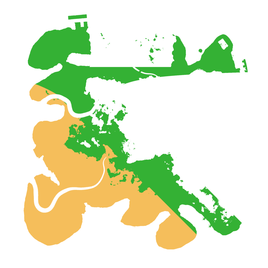 Biome Rust Map: Procedural Map, Size: 2900, Seed: 14235