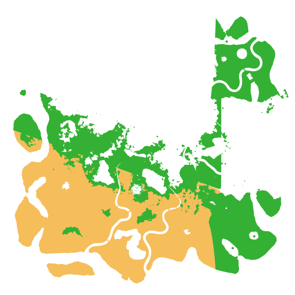 Biome Rust Map: Procedural Map, Size: 5000, Seed: 18150601