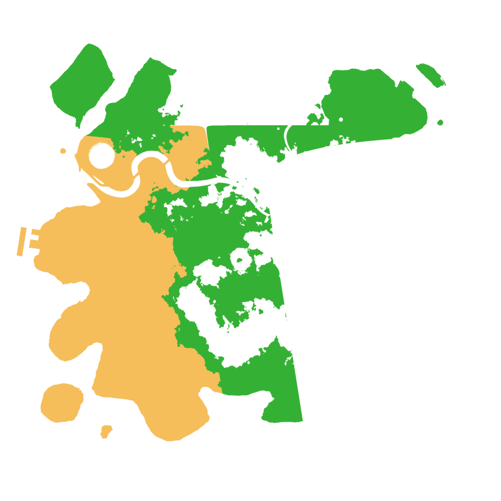 Biome Rust Map: Procedural Map, Size: 3500, Seed: 1951809583