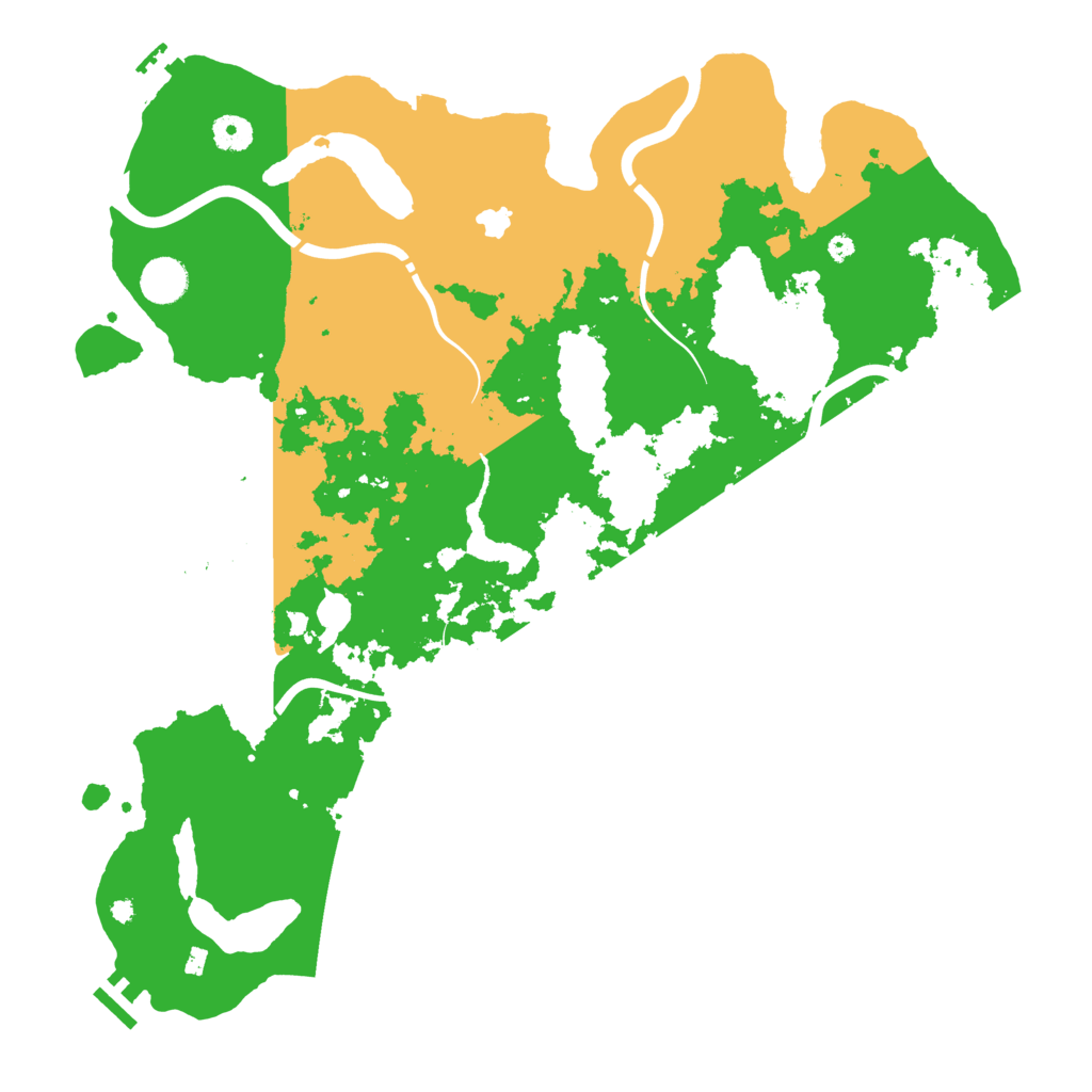 Biome Rust Map: Procedural Map, Size: 4250, Seed: 214214241