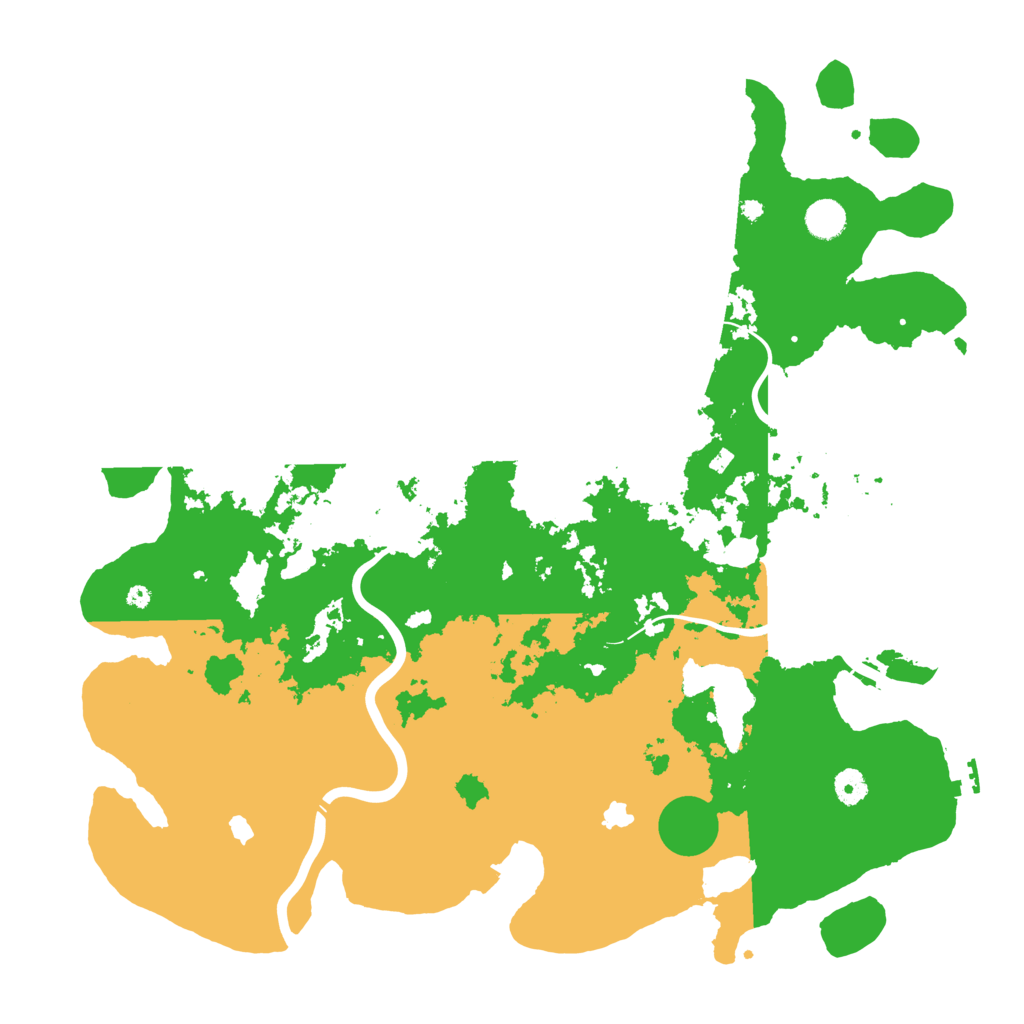 Biome Rust Map: Procedural Map, Size: 4500, Seed: 592408349