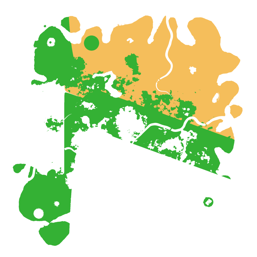 Biome Rust Map: Procedural Map, Size: 4500, Seed: 96425269