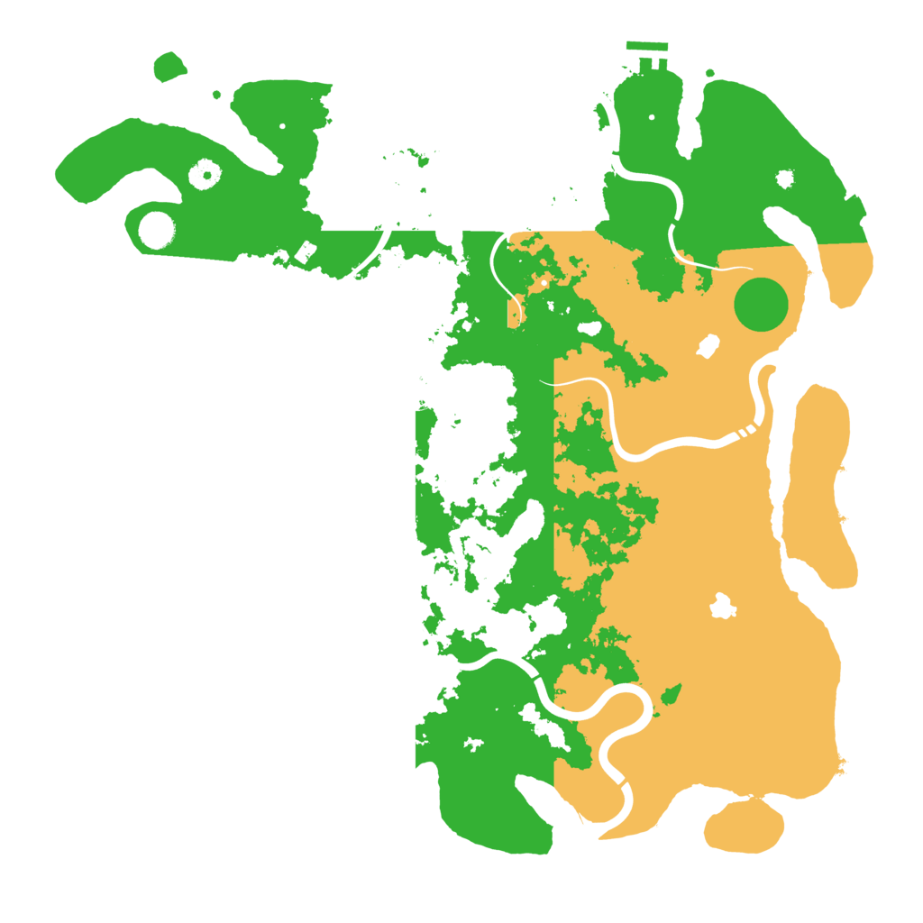 Biome Rust Map: Procedural Map, Size: 4500, Seed: 462921424