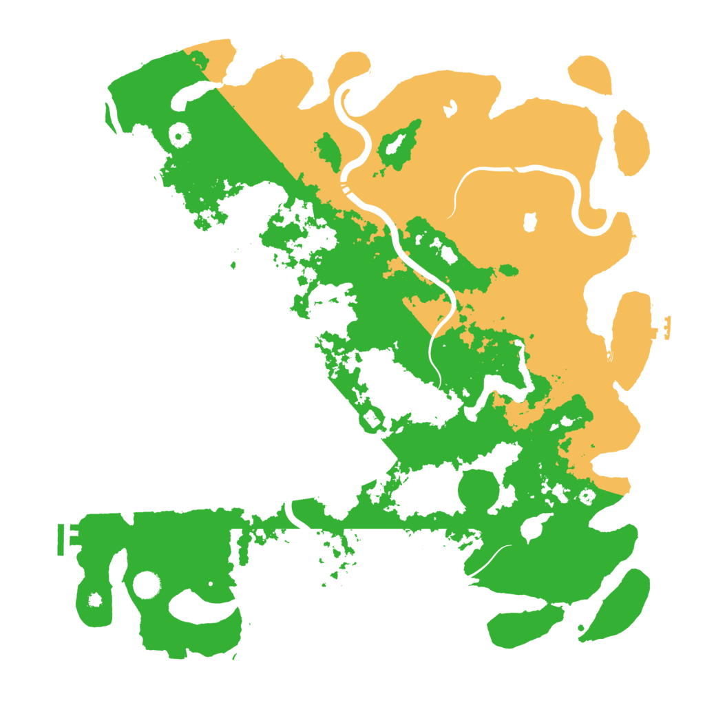 Biome Rust Map: Procedural Map, Size: 4500, Seed: 859290296