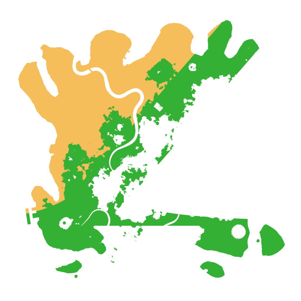Biome Rust Map: Procedural Map, Size: 3800, Seed: 685640199