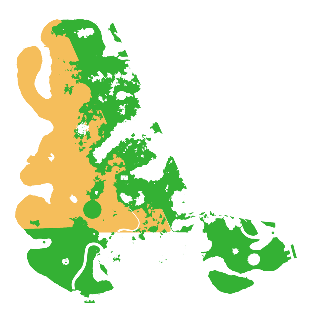 Biome Rust Map: Procedural Map, Size: 4500, Seed: 396083943