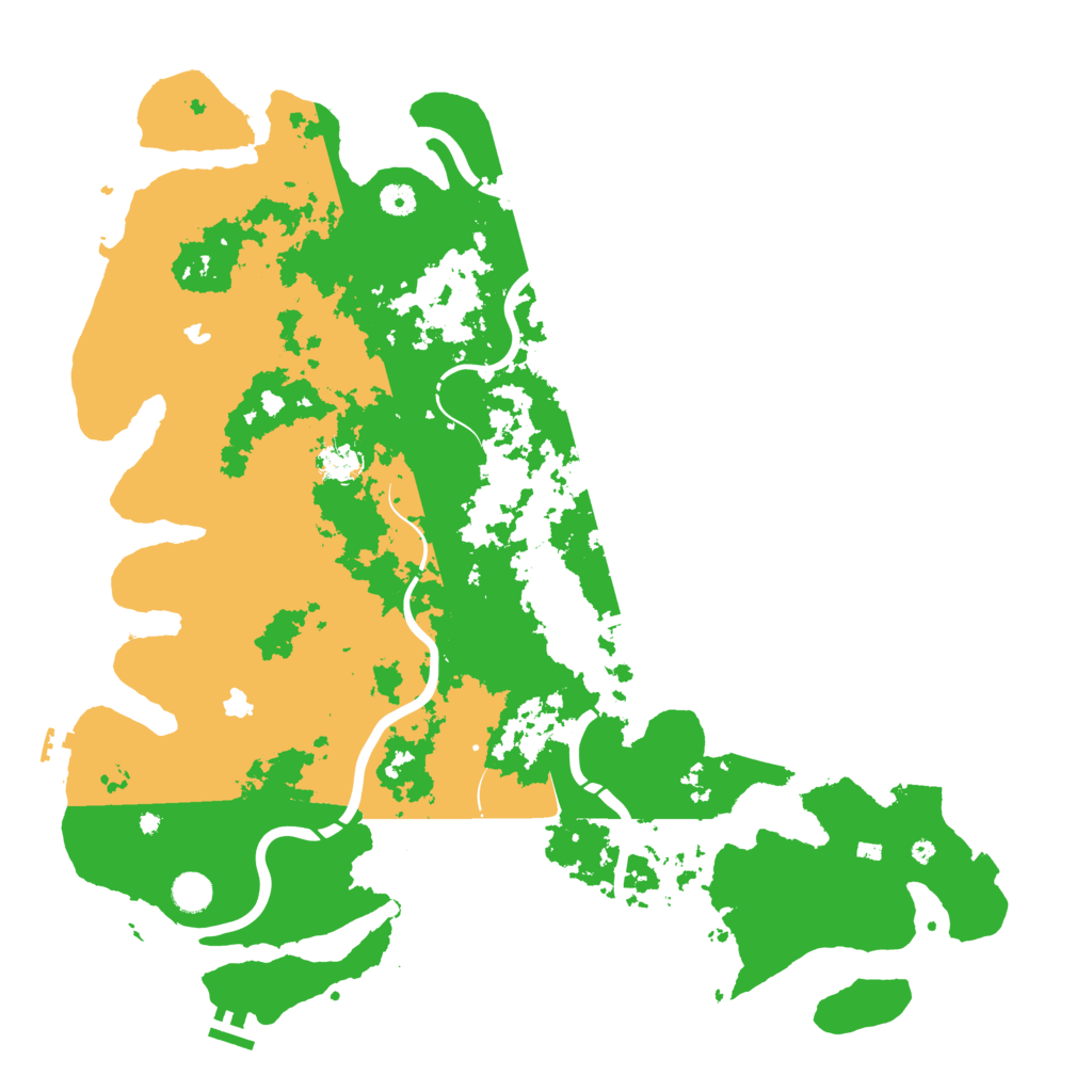 Biome Rust Map: Procedural Map, Size: 4750, Seed: 623465322