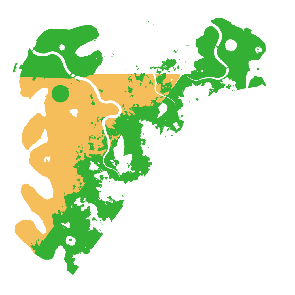 Biome Rust Map: Procedural Map, Size: 4500, Seed: 618361133