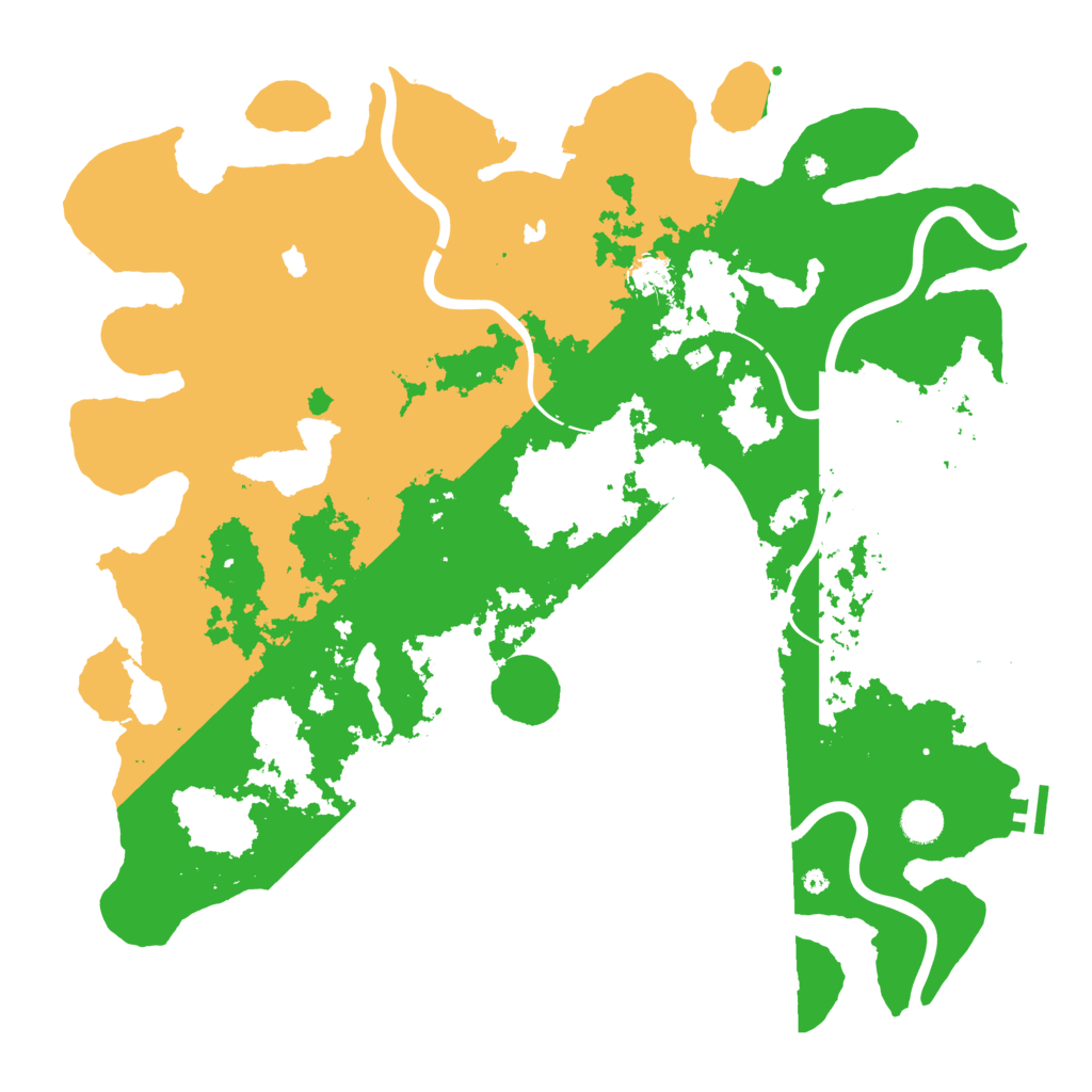 Biome Rust Map: Procedural Map, Size: 4500, Seed: 444891495