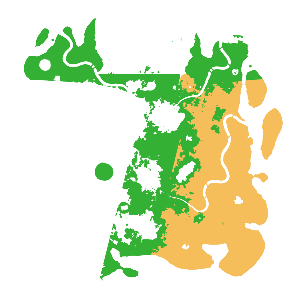 Biome Rust Map: Procedural Map, Size: 4500, Seed: 957125