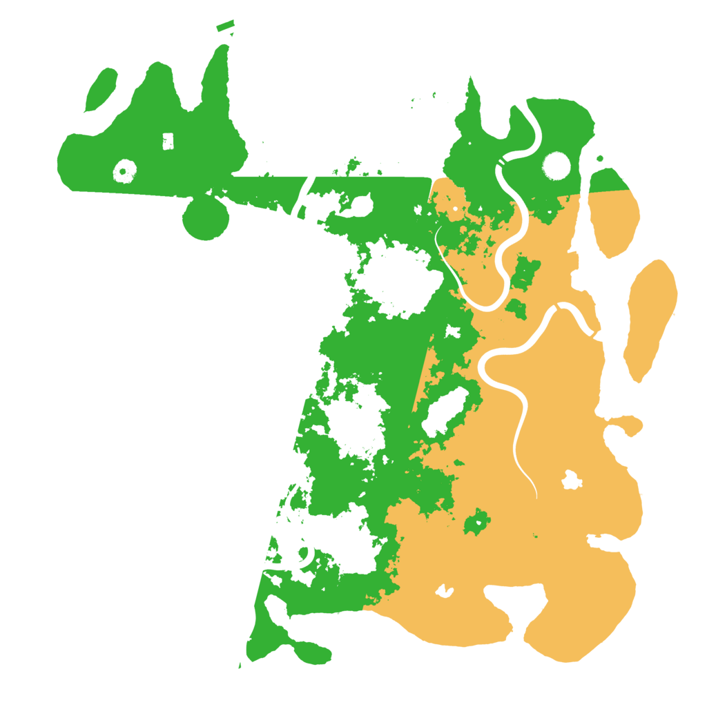 Biome Rust Map: Procedural Map, Size: 4500, Seed: 957125