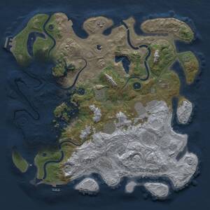 Thumbnail Rust Map: Procedural Map, Size: 4250, Seed: 8072025, 15 Monuments