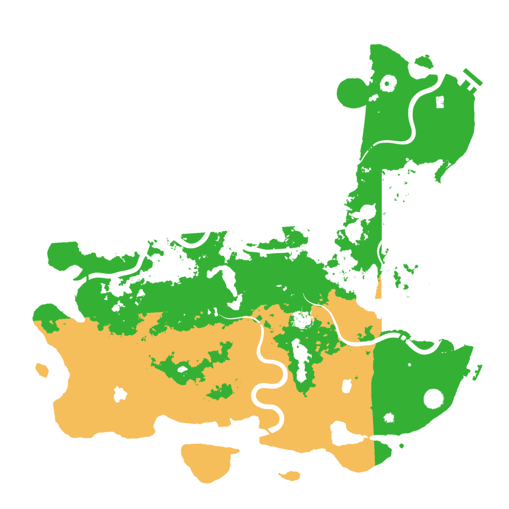 Biome Rust Map: Procedural Map, Size: 4500, Seed: 733275028