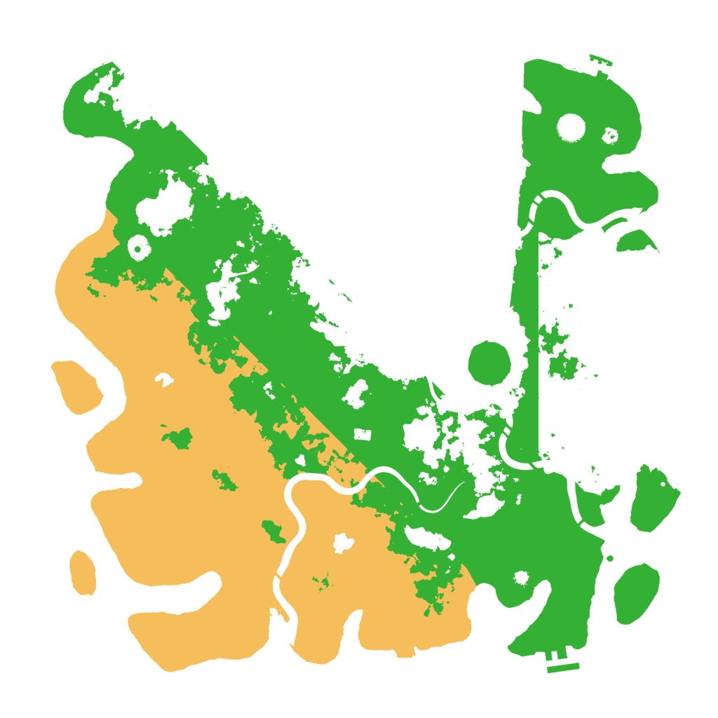 Biome Rust Map: Procedural Map, Size: 4500, Seed: 2038902912