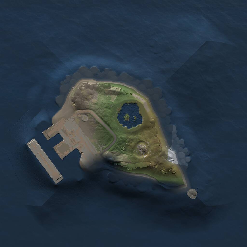 Rust Map: Procedural Map, Size: 1000, Seed: 799216758, 2 Monuments