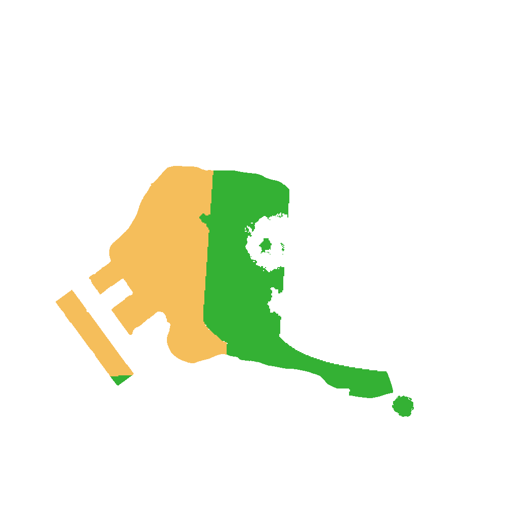 Biome Rust Map: Procedural Map, Size: 1000, Seed: 799216758