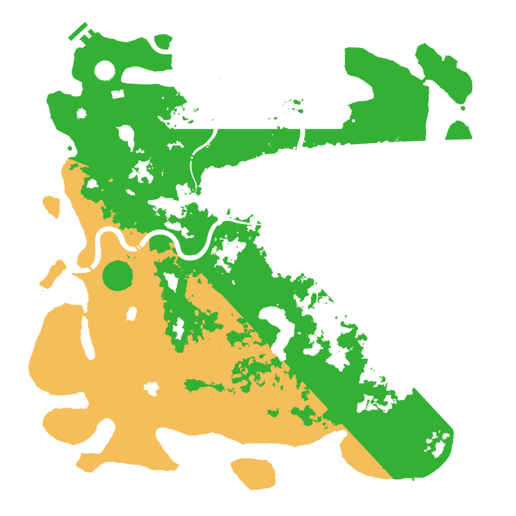 Biome Rust Map: Procedural Map, Size: 4500, Seed: 112367536