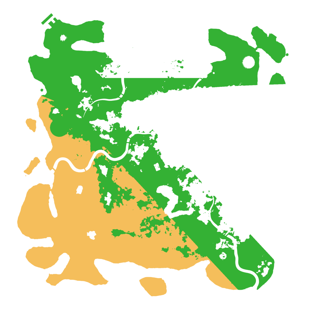 Biome Rust Map: Procedural Map, Size: 4500, Seed: 112367536