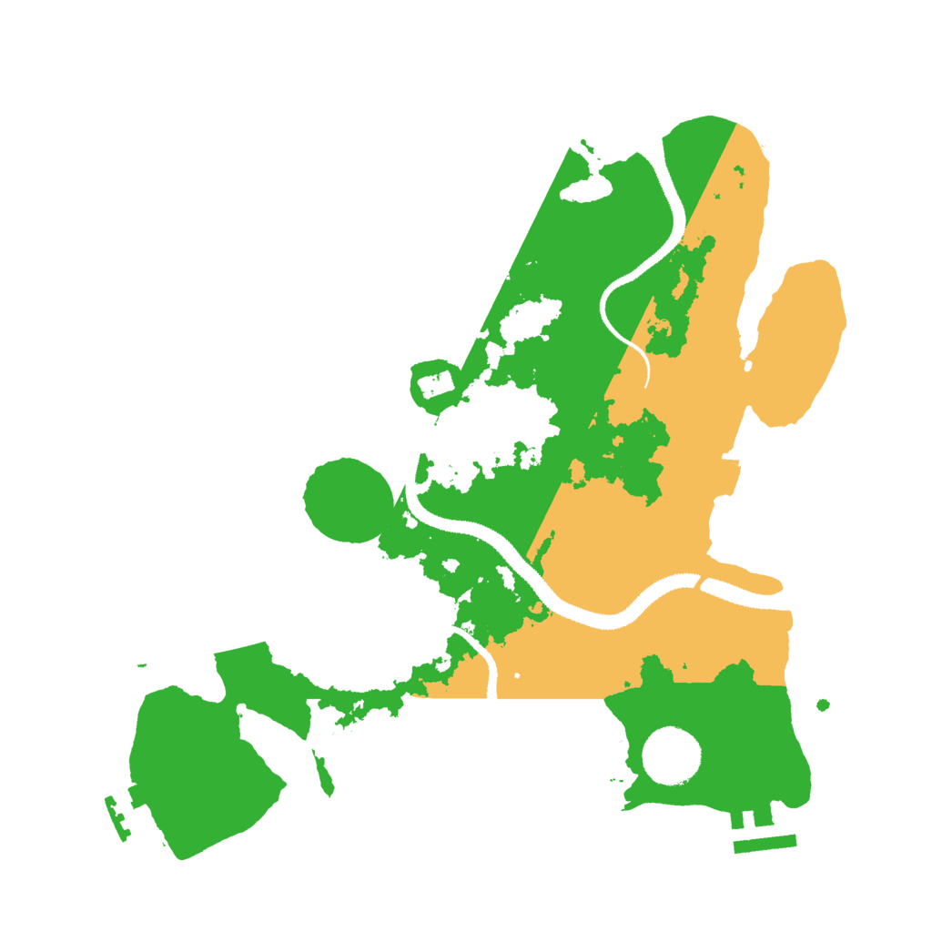 Biome Rust Map: Procedural Map, Size: 3000, Seed: 863273128