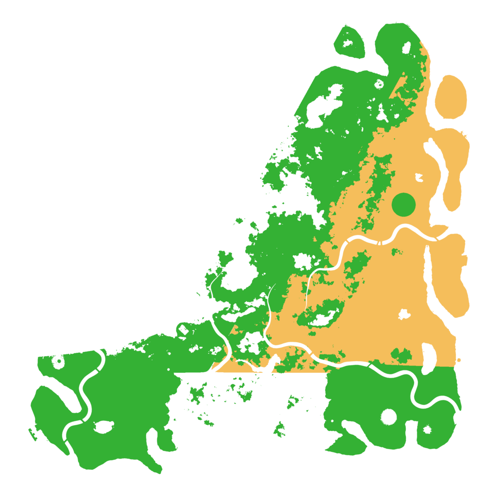 Biome Rust Map: Procedural Map, Size: 5500, Seed: 1336738843