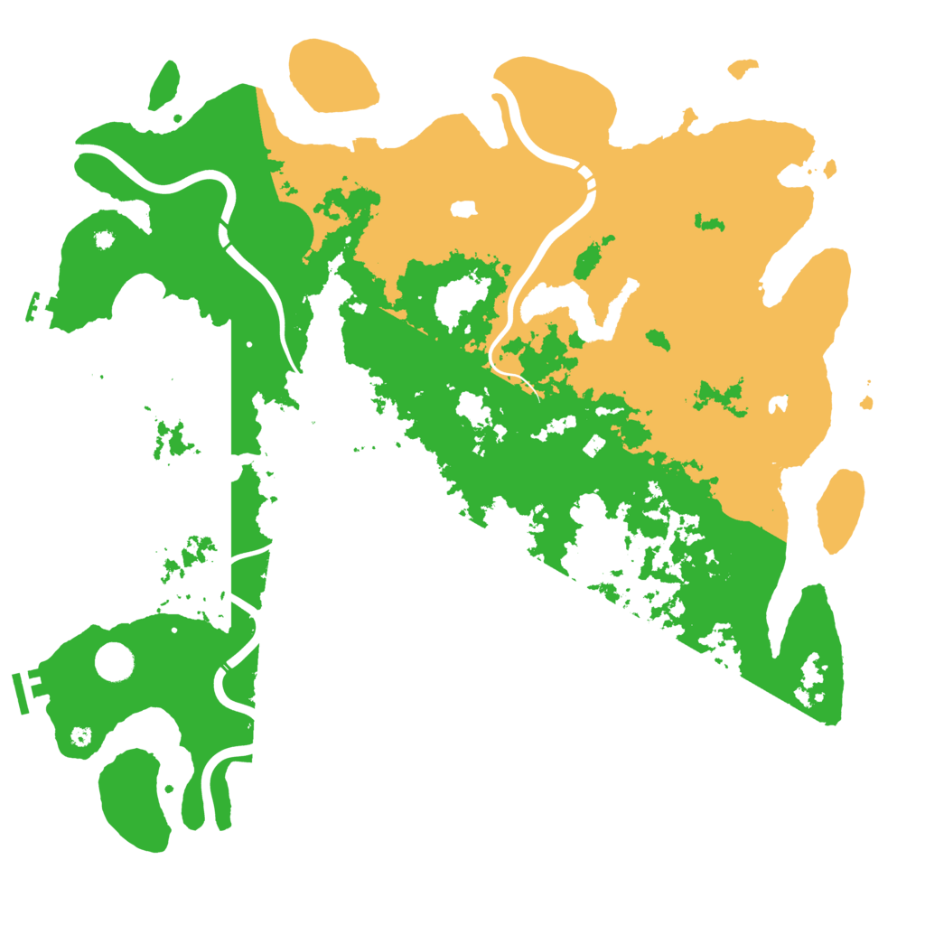 Biome Rust Map: Procedural Map, Size: 4500, Seed: 155076989