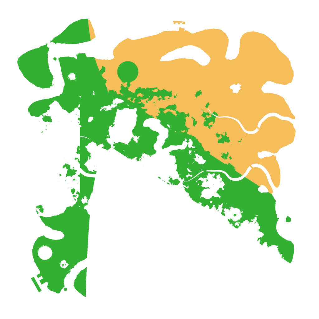 Biome Rust Map: Procedural Map, Size: 4000, Seed: 10087