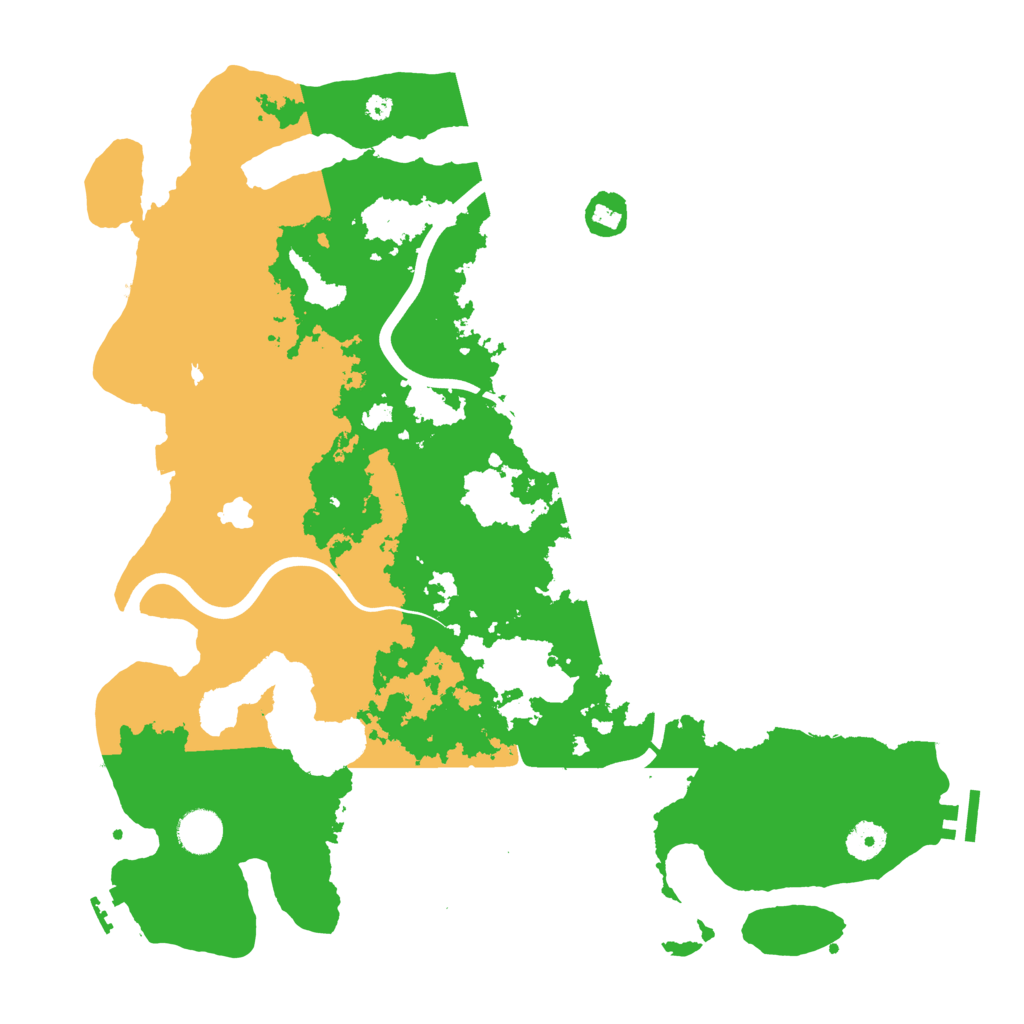 Biome Rust Map: Procedural Map, Size: 4000, Seed: 3660