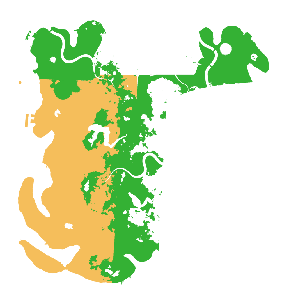 Biome Rust Map: Procedural Map, Size: 4500, Seed: 1326395265