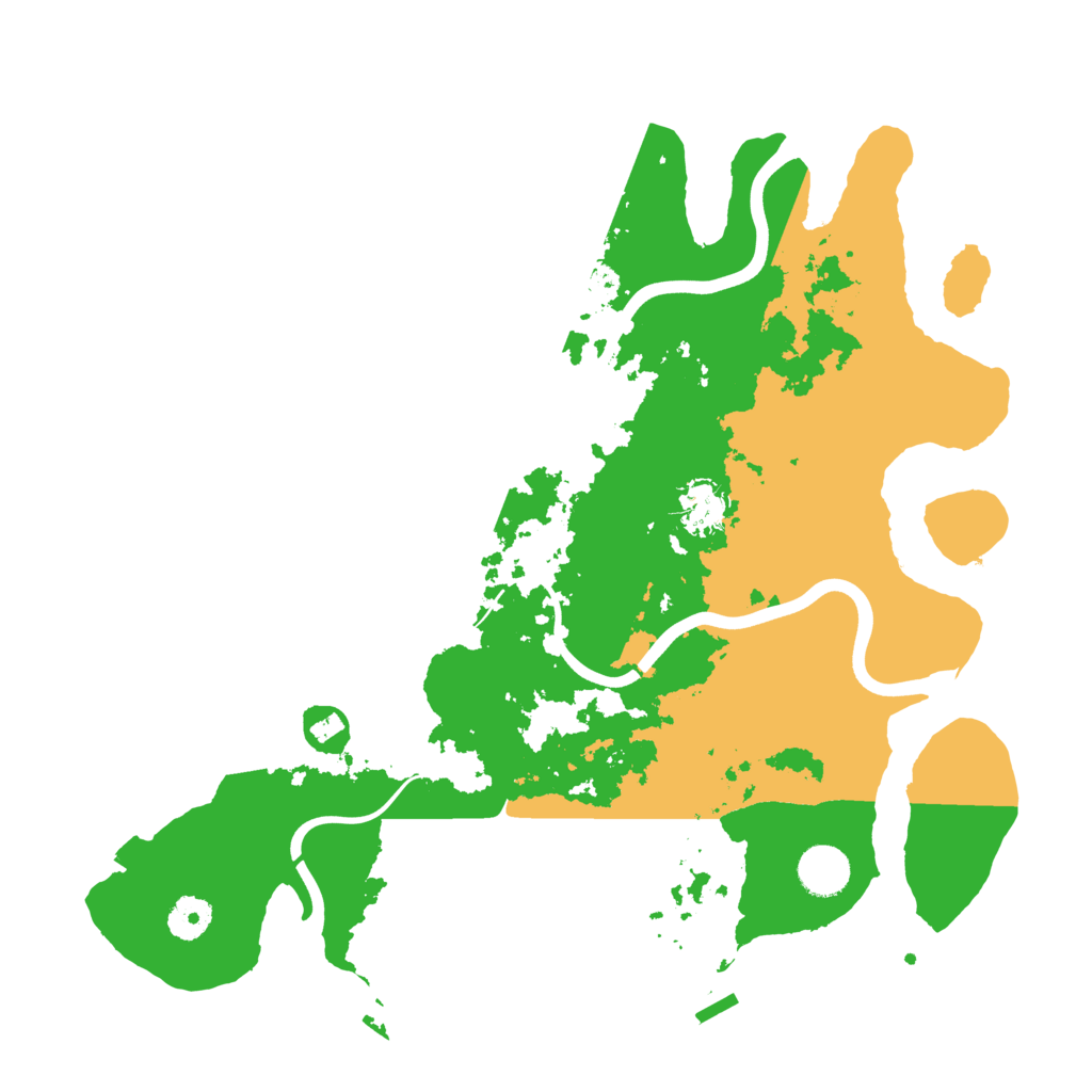 Biome Rust Map: Procedural Map, Size: 3800, Seed: 27062312