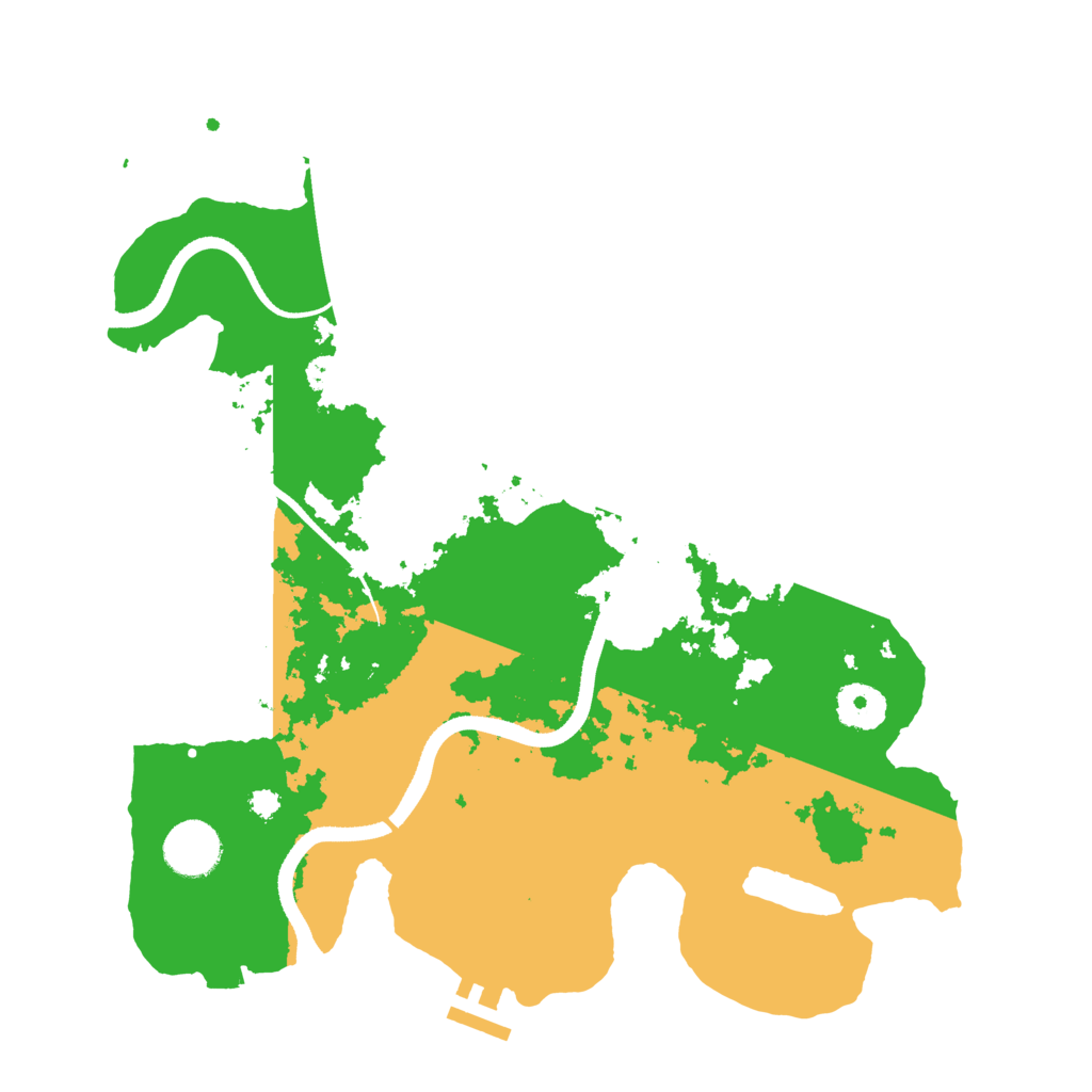 Biome Rust Map: Procedural Map, Size: 3400, Seed: 443044444