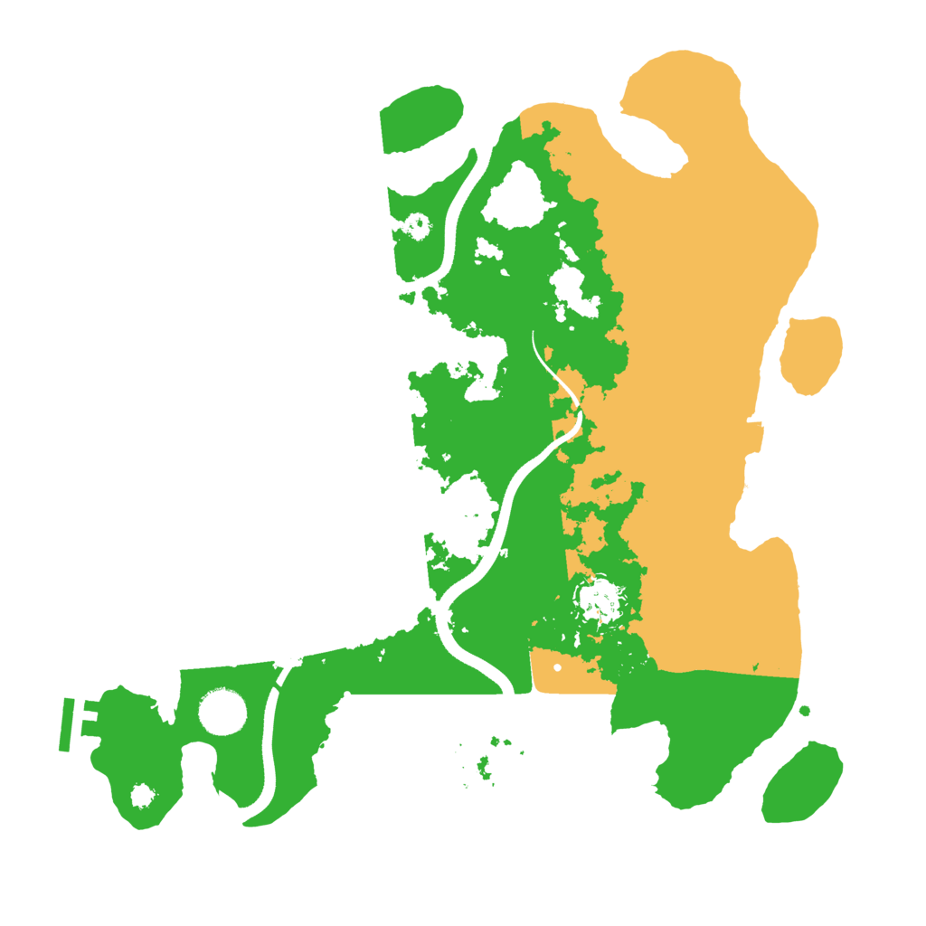 Biome Rust Map: Procedural Map, Size: 3500, Seed: 1819354756