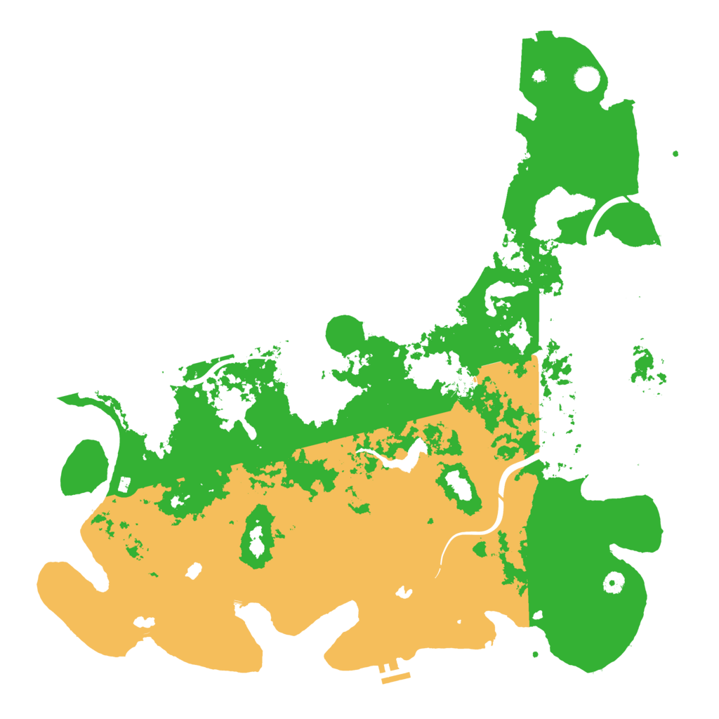 Biome Rust Map: Procedural Map, Size: 5000, Seed: 2060889092