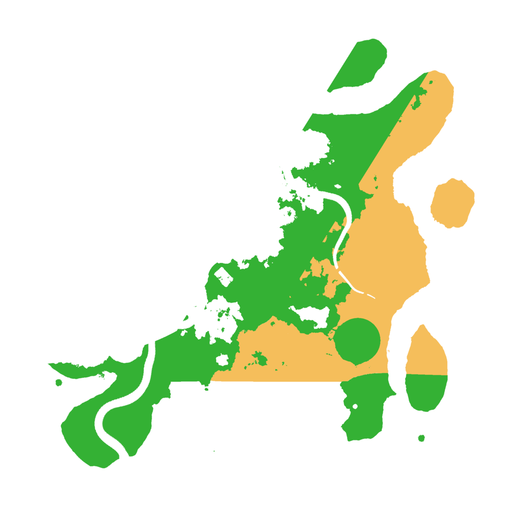 Biome Rust Map: Procedural Map, Size: 3000, Seed: 12138