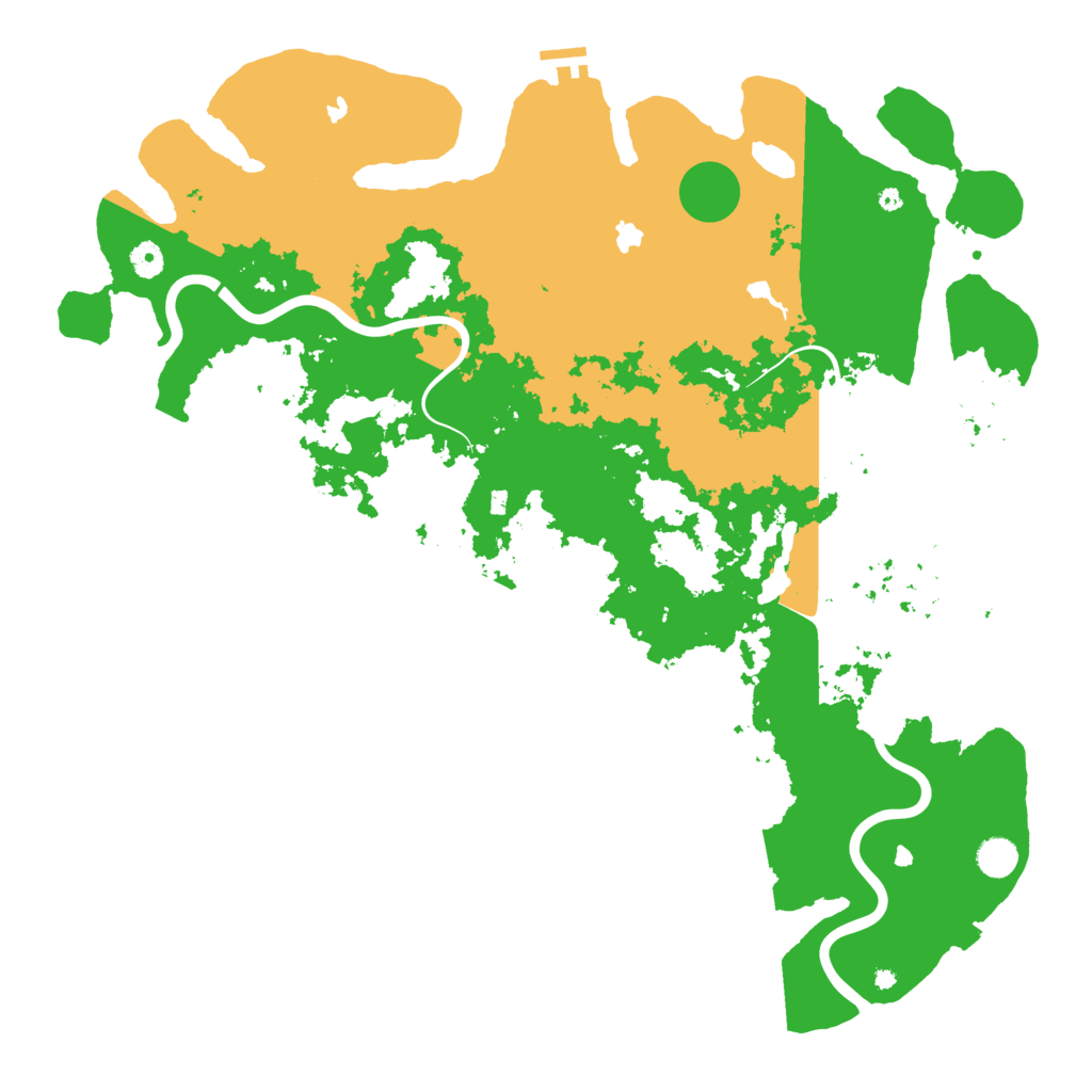 Biome Rust Map: Procedural Map, Size: 4750, Seed: 285874