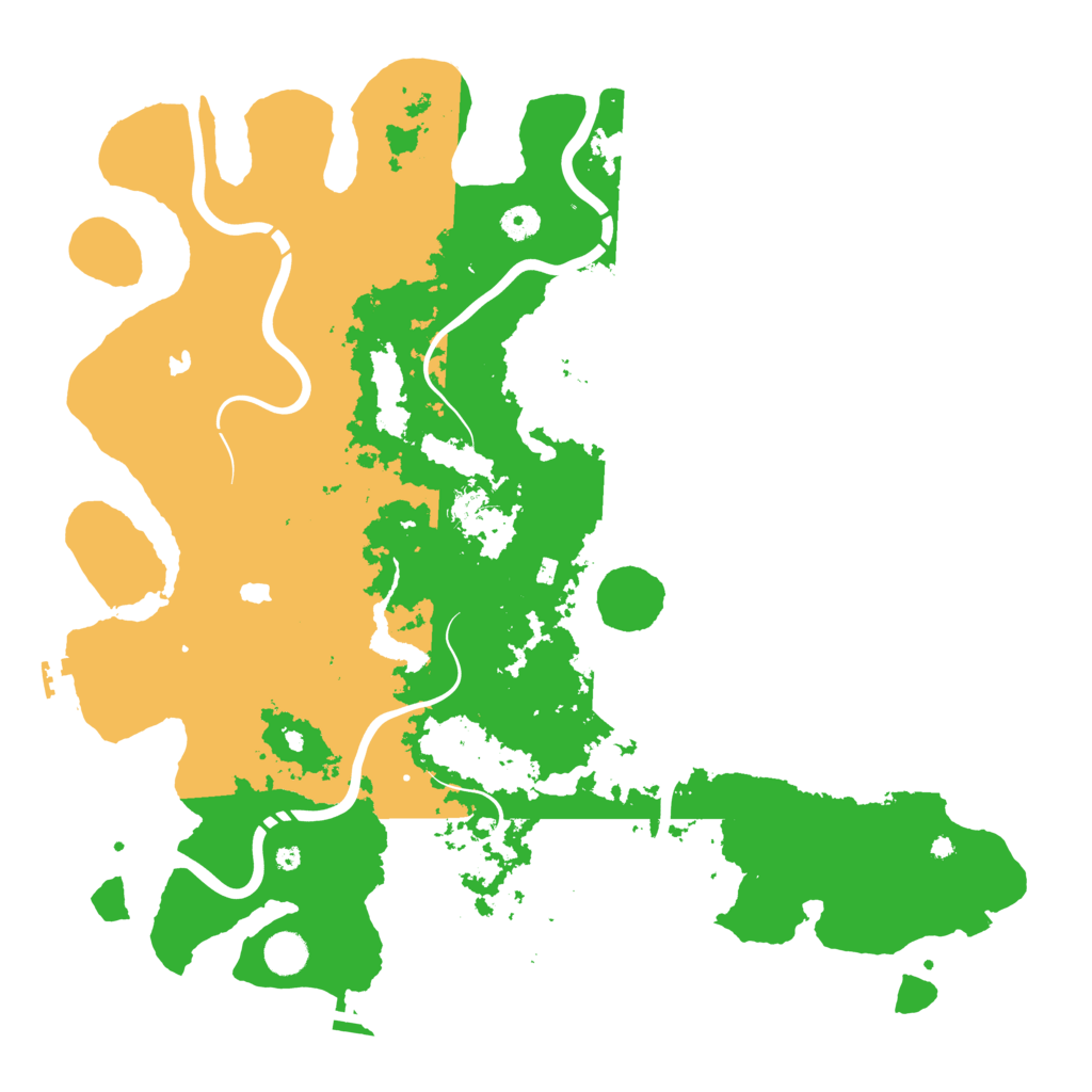Biome Rust Map: Procedural Map, Size: 4500, Seed: 563166583