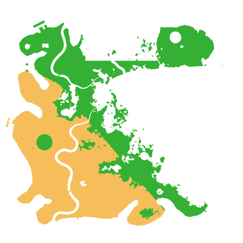 Biome Rust Map: Procedural Map, Size: 4000, Seed: 45663