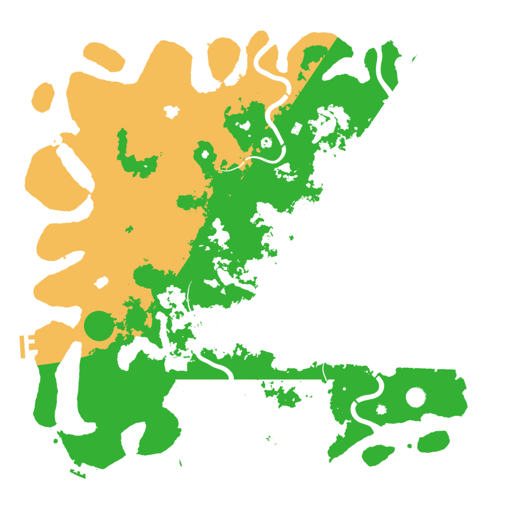Biome Rust Map: Procedural Map, Size: 4500, Seed: 669223