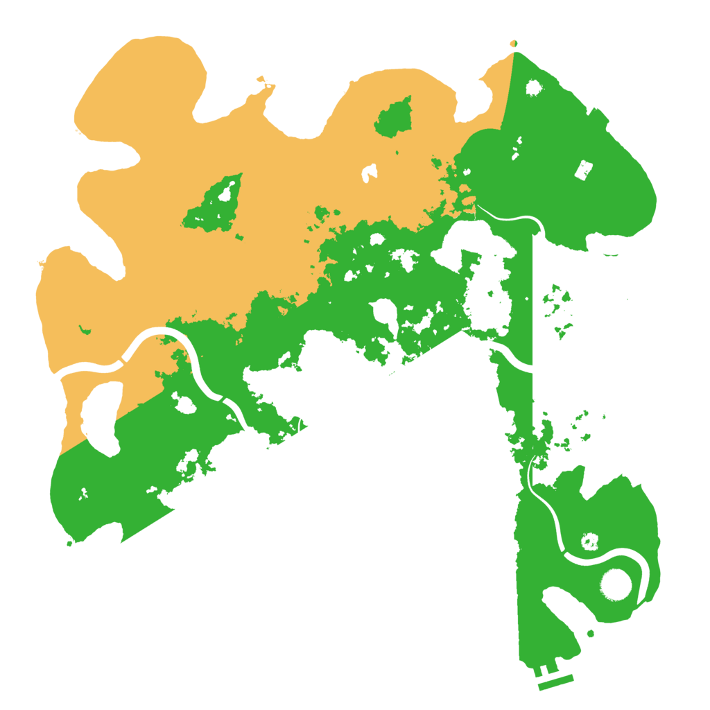 Biome Rust Map: Procedural Map, Size: 4000, Seed: 210473546