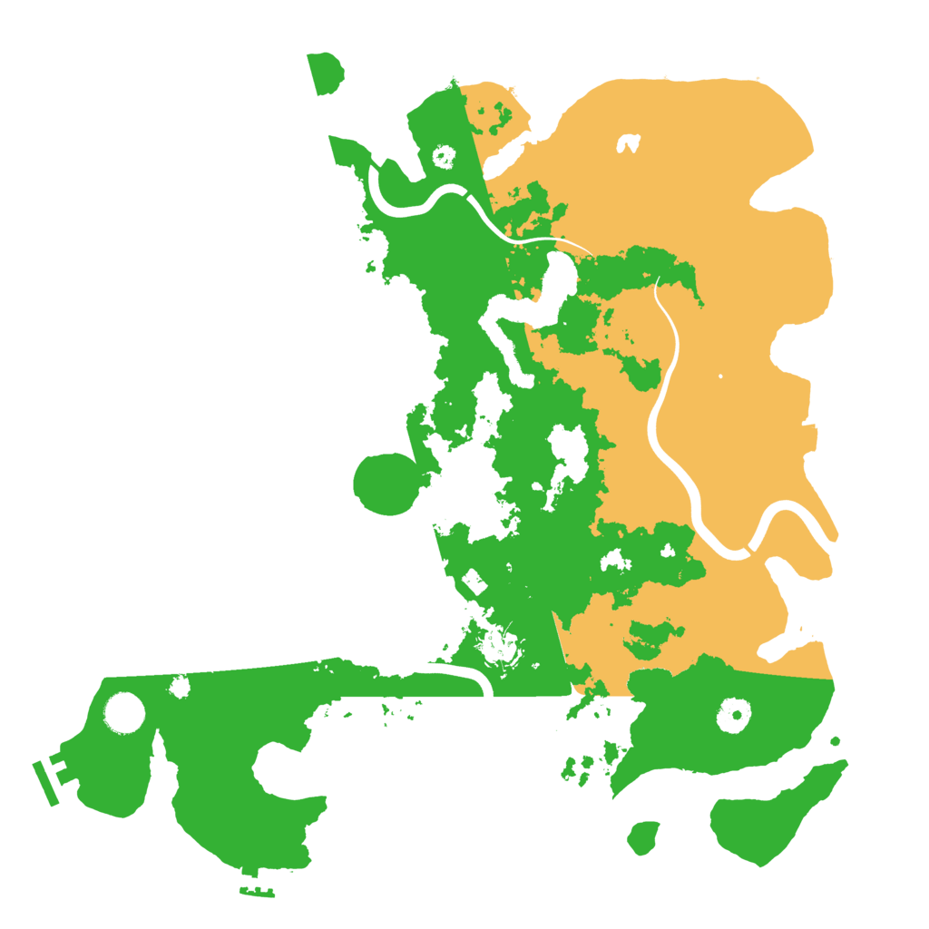 Biome Rust Map: Procedural Map, Size: 4000, Seed: 266690